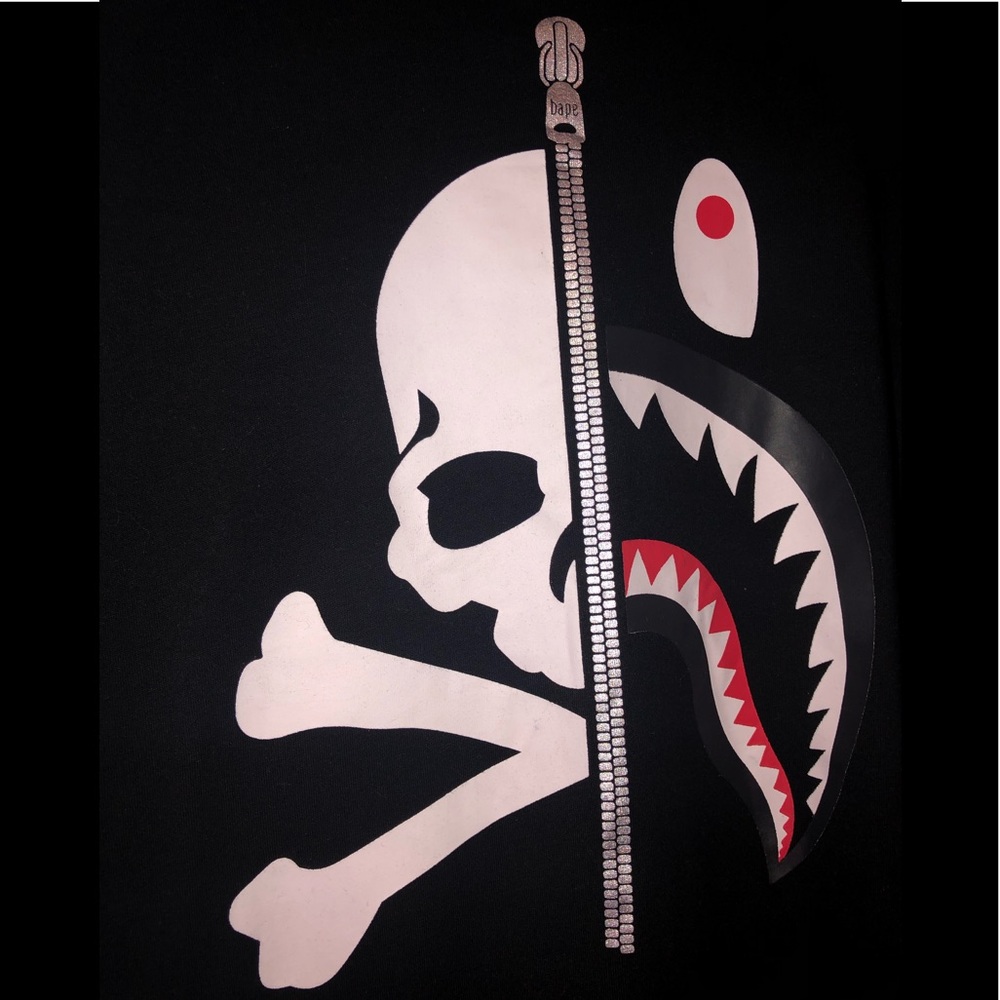 SOLD!!!! BAPE A Bathing Ape X Mastermind Black - Picture 4 of 14